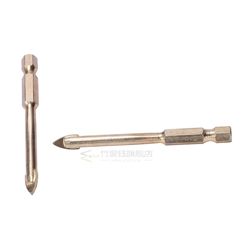 *5 Pieces Of 6Mm Glass Drill Bit Set Tungsten Carbide Tip Ce