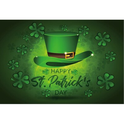 Saint Patrick's Day Festival Backdrop Green Hat Photography