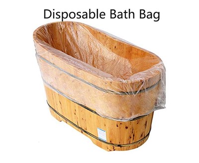 50PCS SPA Disposable Bath Bag, Larger Thickened Plastic Fil