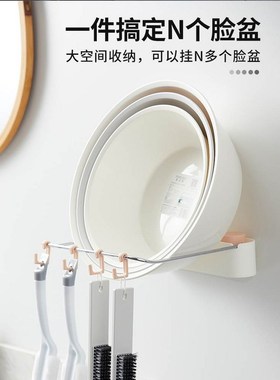 Avoid holing folding washstand basin of stainless steel