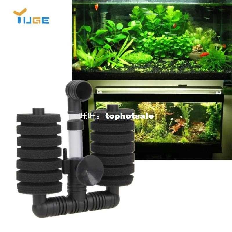 Biochemical Sponge Aquarium Filter Deep Fish Tank Air Pump W