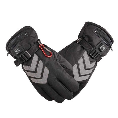 Electric Heated Gloves Reflective Duty Motorcycle Warm Outdo