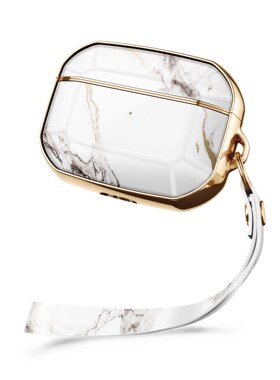Gviewin  For Airpods Pro Case 360 Degree Protective Marble