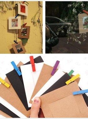 DIY Hanging - Rope Clamp 3 inch Paper Photo Flim Frame Wall