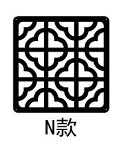 6PCS/LOT Plexiglass Carved panels Hanging Screen room divide