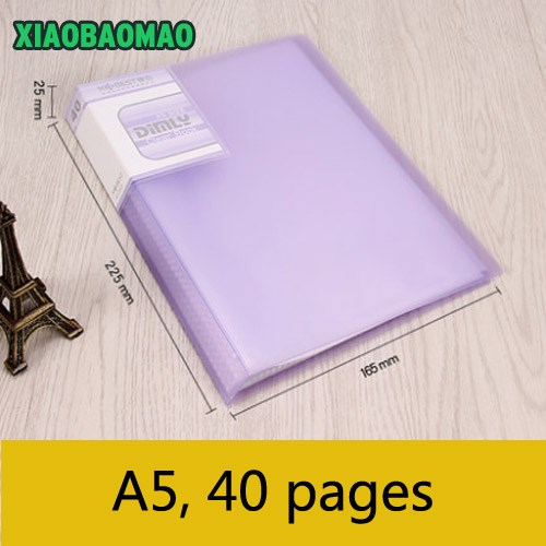 A5 20 Page / 30 Page / 40 Page / 60 Page File Folder Docut F