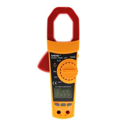 TRMS LCD Clamp Multimeter 6000 Counts w/ Backlight Temperatu