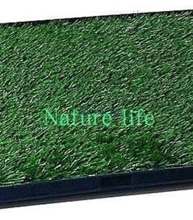 Pet Potty Grass Mat Dog Puppy Training Pee Patch Pad+Tray