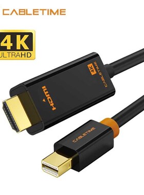 CABLETIME Mini Displayport to HDMI Cable 4K/HD Thunderbolt 2