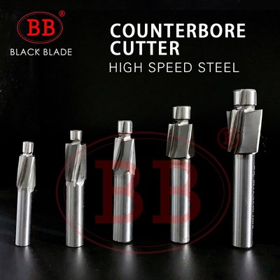 BB Piloted Counterbore Cutter HSS Flat Bolt Hole Cap Screw