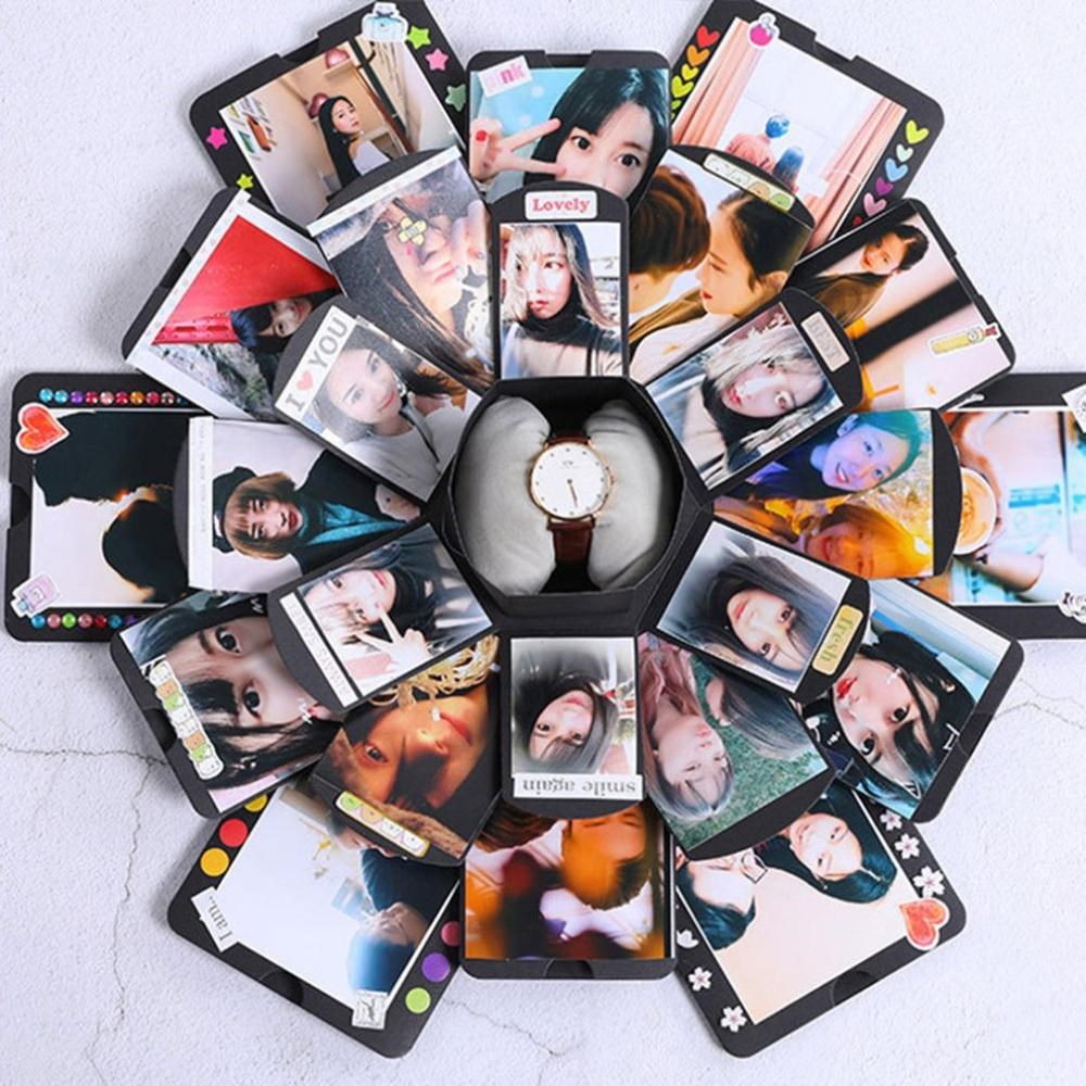 6Layer Photo Album Creative Surprise Explosion Gift Box Scr