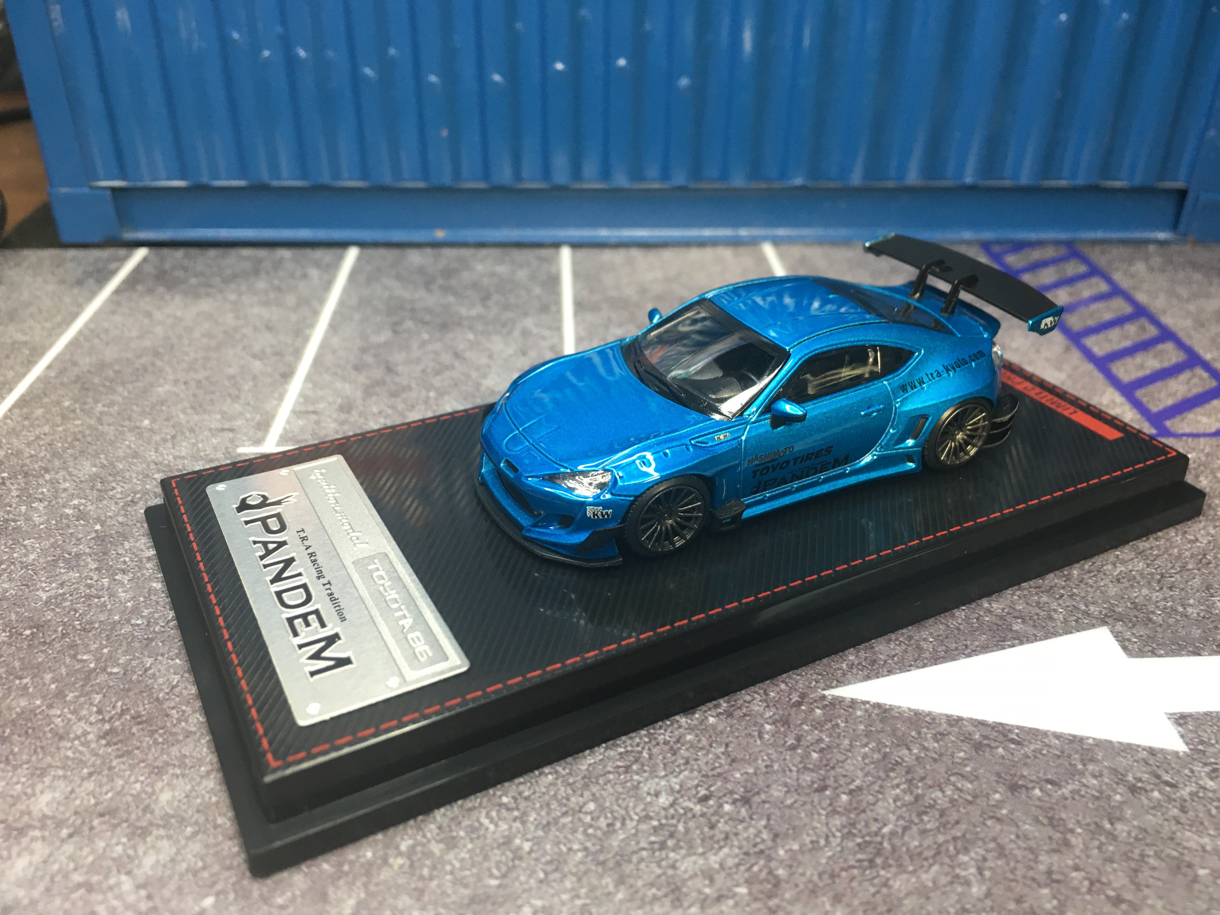 Ignition 1/64 TOYOTA 86 V3 Blue Metallic  DieCast Model Car