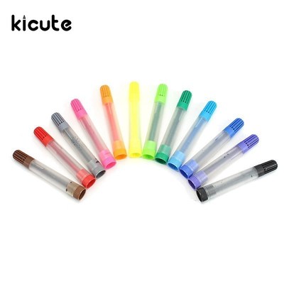 12pcslot 12colors watercolor painting pen washable highligh