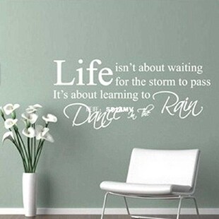 Motto Family English Quote DIY Wall Sticker Adesivo De Pared