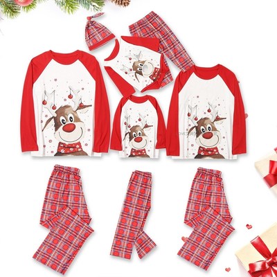 Christmas Family Matching Pajamas Santa Home clothes圣诞4XL