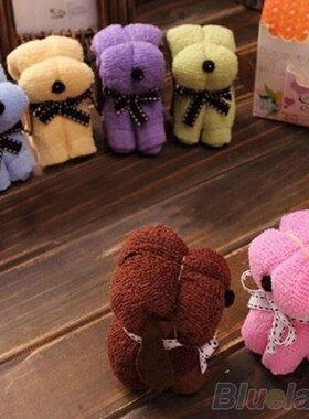 NEW3Pcs Dog Cake Shape Towel Cotton Washcloth Wedding Gifts