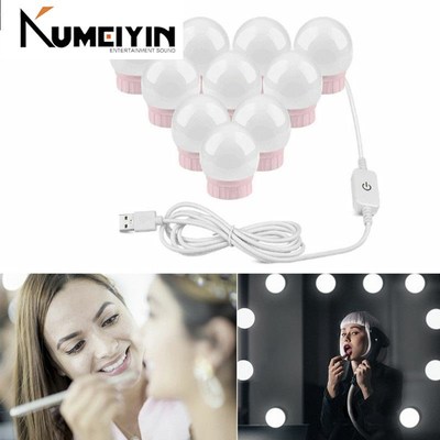 mirror dressing table string light  lamp