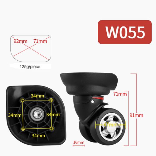Luggage wheels accessories, Suitcase Trolley Universal wheel