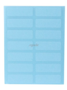 12sheets/pack self adhesive sticky white label writable name