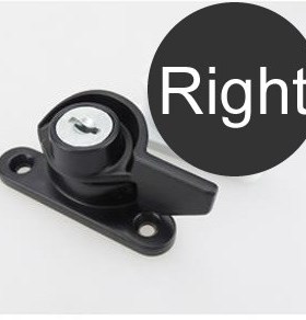 Sliding window locks,white/black aluminum, steel,Translating