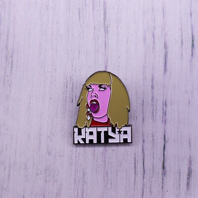 Katya Zamolodchikova Enamel Pin American Drag Queen Actor C
