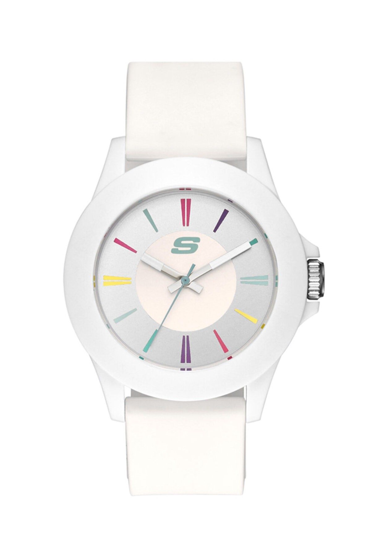 sr6080 women wrist watch elegant design white cord scorpion