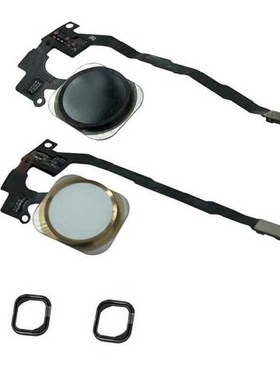 Powstro For iPhone 5s Home Button Flex Cable with Fingerpri