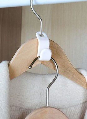 6Pcs/Set Wardrobe Super Space-saving Stack Hanger Hook Plast