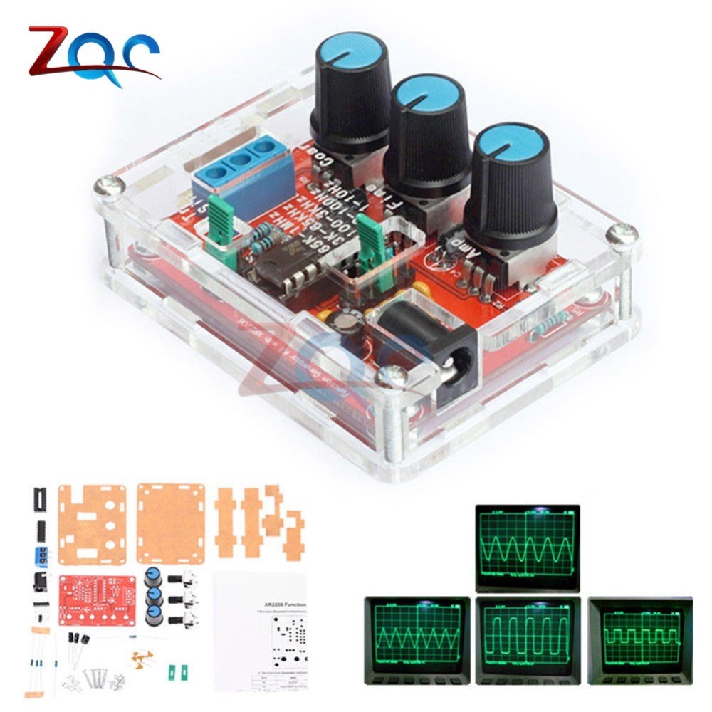 1Hz -1MHz XR2206 Function Signal Generator DIY Kit Sine/Tria