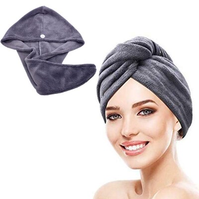 Microfiber Hair  Drying Dryer Towel 25cmx65cm Bath Wrap