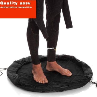 Wetsuit Changing Mat Waterproof Dry Bag Drawstring Storage B