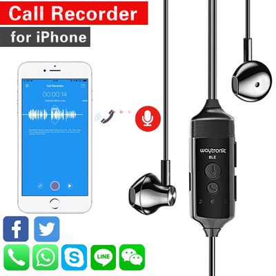 Call Recording Headset Phone Recording Equipment for iPhone