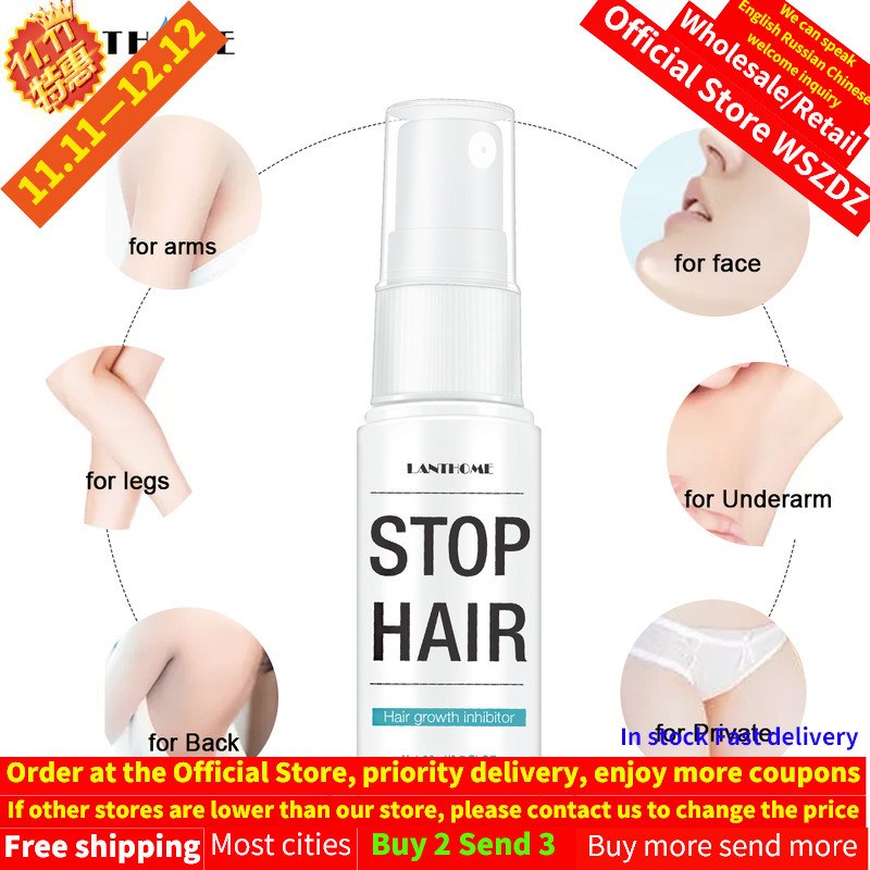 stop hair growth spray Natural Painless Hair Removal Cream