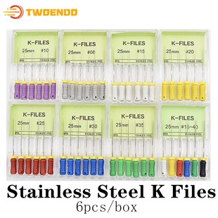 Dental Free Shipping 10boxes Stainless Steel K File 21mm 25