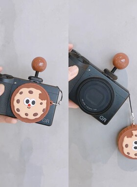 耐影 卡通硅胶镜头盖适用于理光GR GR2 GR3镜头盖保护盖GR1 GRlll GRll相机镜头保护盖
