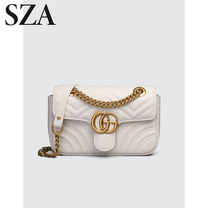 SZA高级质感菱格链条小方包女2025新款腋下单肩包经典时尚斜挎包