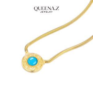美国【Q.Jewelry】绿松石项链略有不同