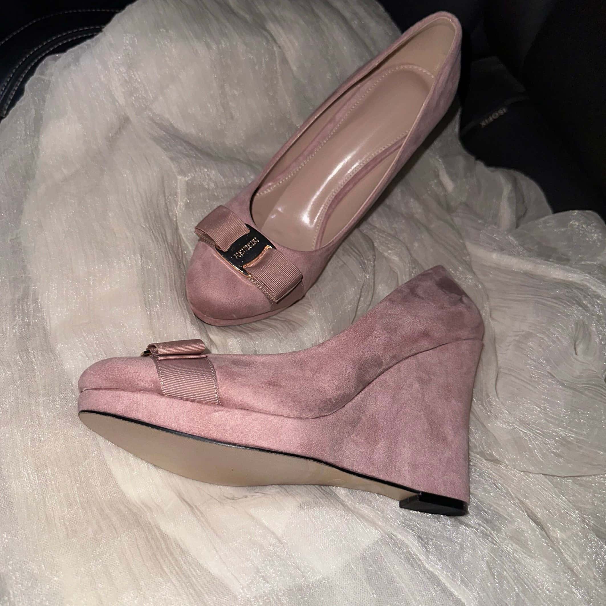 2026秋冬新款玛丽珍鞋蝴蝶结防水台高跟鞋女琮瑗同款坡跟圆头单鞋,女鞋,浅口单鞋,淘宝优惠券,粉丝福利购,淘宝优惠卷