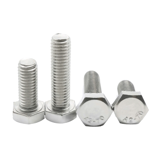 普贤M6M8 304不锈钢外六角螺丝批发全牙螺栓螺钉加长DIN933整盒装