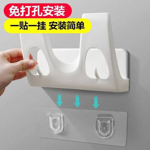 锅盖架免打孔厨房壁挂式砧板架多功能收纳架家用菜板置物架放锅盖