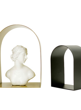 金属样板房摆件欧式拱形门现代装饰品软轻奢型摆设售楼处几何简约