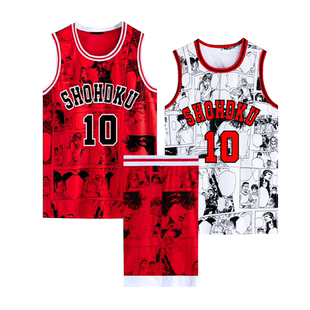 灌篮高手球衣男女款樱木花道儿童篮球服套装定制流川枫队服青少年