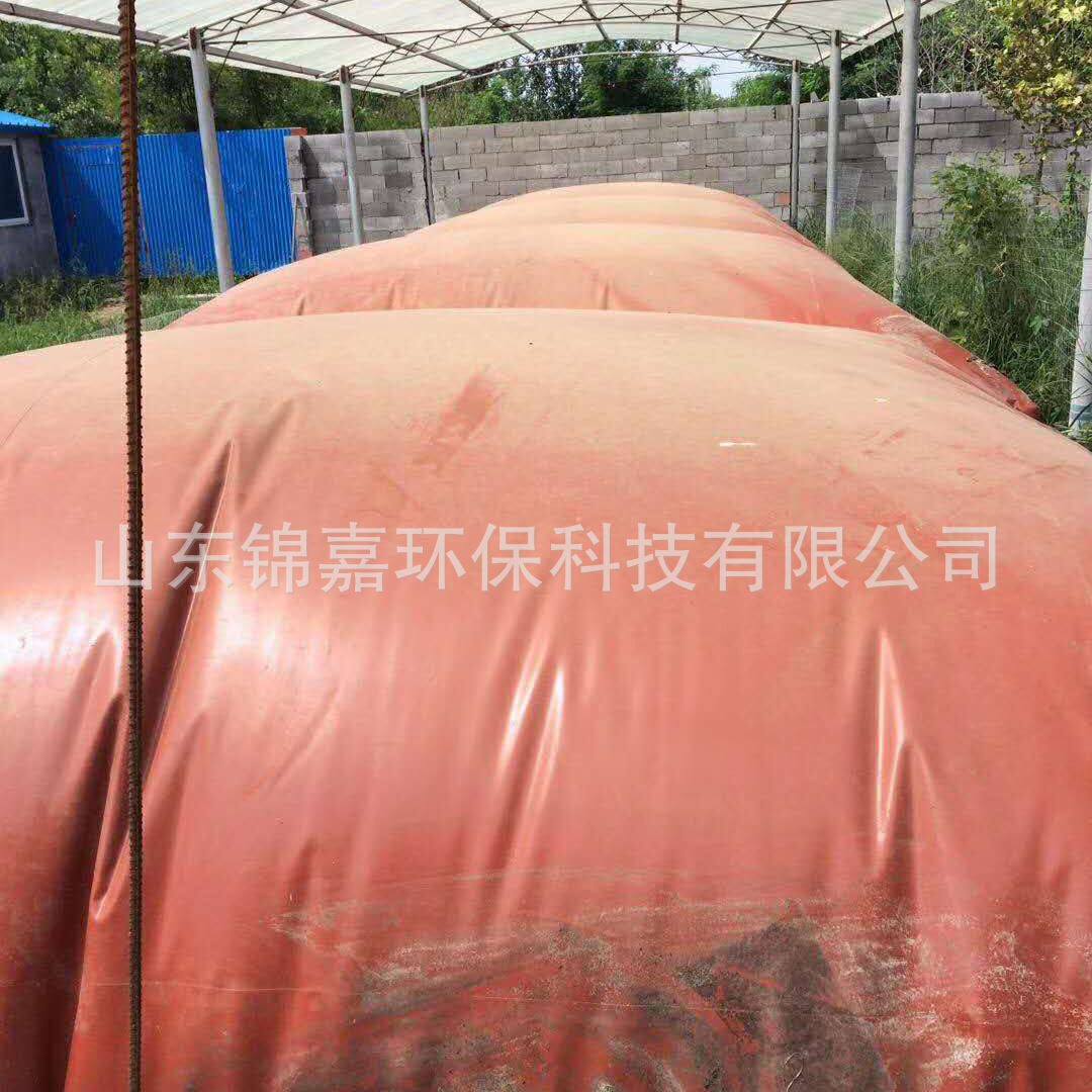 定制各种规格红泥沼气池 软体沼气设备 加厚红色软体沼气池