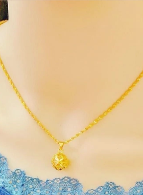 正品越南沙金项链女新款24