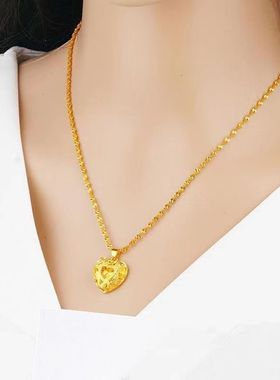 正品越南沙金项链女士新款