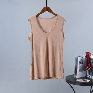 清仓2019夏季 背心女装 新款 无袖 打底上衣 纯棉修身 品牌折扣正品