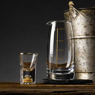 家用分酒器小酒杯高档礼盒中式 白酒杯套装 酒具醒酒器量酒器带刻度