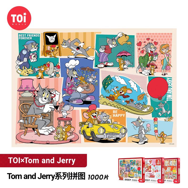 TOI图益猫和老鼠正版拼图