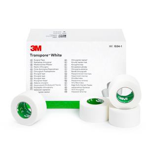 3M压敏胶带1534 医用胶布宝宝婴幼儿童 透气固定肚脐低敏胶带胶贴