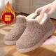 2024冬季 加绒加厚妈妈雪地靴 女居家保暖防滑棉拖鞋 新款 老北京棉鞋